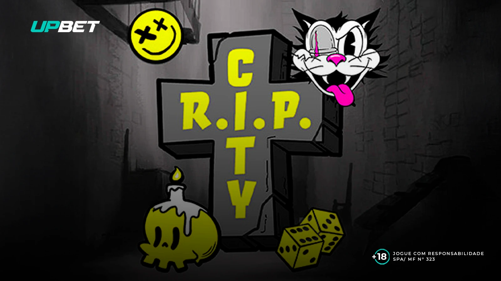 Slot R.I.P. City: Duelo Gato e Rato vale 12.500x Slot R.I.P. City: Duelo Gato e Rato vale 12.500x